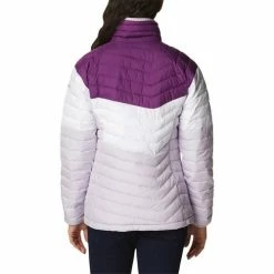 Vestes Columbia Powder Lite Blocked Couleur Violet, Blanc -Columbia Soldes Boutique 23518122 500 C