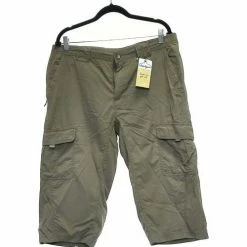 Pantalons Columbia Pantalon Droit Homme 40 - T3 - L Couleur Vert