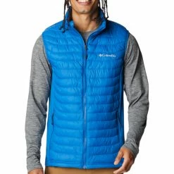Vestes Columbia Powder Pass Vest Couleur Bleu
