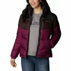 Vestes Columbia 1955101 - COLORBLOCK PUFFECT-616 MARIONBERRY Couleur Rouge -Columbia Soldes Boutique 24129795 500 C
