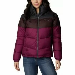 Vestes Columbia 1955101 - COLORBLOCK PUFFECT-616 MARIONBERRY Couleur Rouge