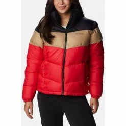 Vestes Columbia 1955101 - COLORBLOCK PUFFECT-658 RED LILY Couleur Rouge
