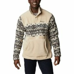 Sweats & Polaires Columbia Rugged Ridge Sherpa Half Snap Fleece Couleur Creme