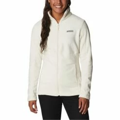 Sweats & Polaires Columbia Basin Trail Iii Full Zip Fleece Couleur Blanc