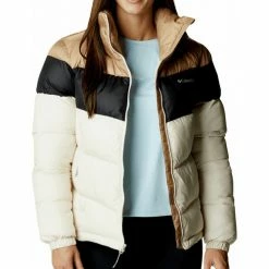 Vestes Columbia Puffect Colourblock Jacket Women Couleur Blanc