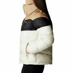 Vestes Columbia Puffect Colourblock Jacket Women Couleur Blanc -Columbia Soldes Boutique 24297559 500 C