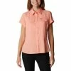 Chemises Columbia Chemise à manches courtes femme Silver Ridge™ Lite Couleur rose -Columbia Soldes Boutique Columbia Chemise a manches courtes femme Silver Ridge Lite 23450923 350 A